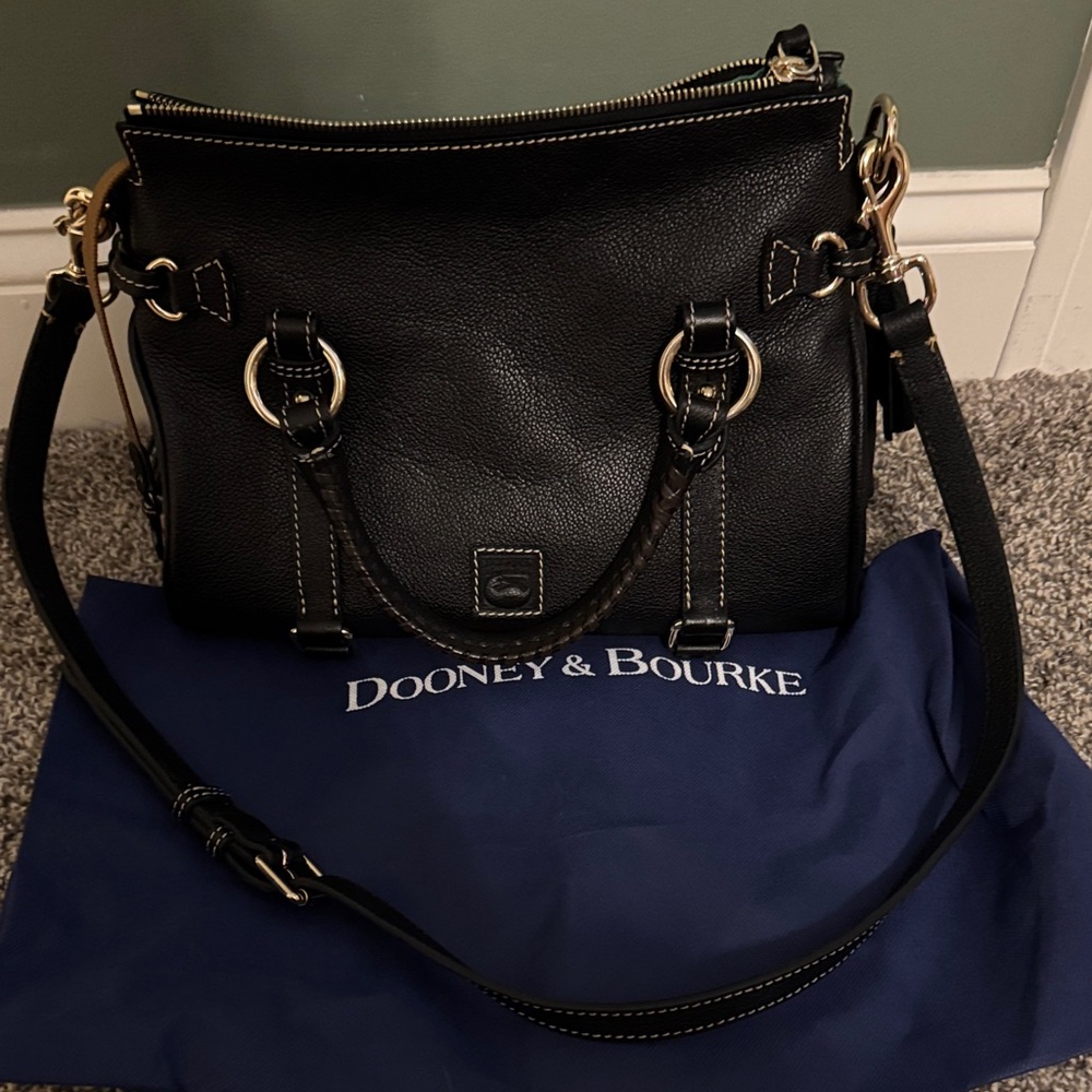 Dooney & Bourke Black Florentine Satchel